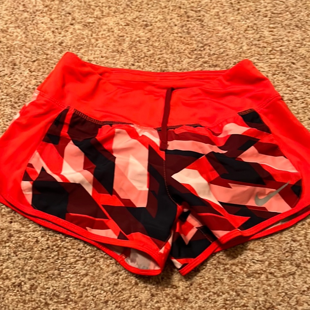 Nike dry fit running shorts with liner